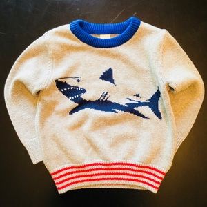 Baby Gap Boys Shark Wool Sweater Size 2T